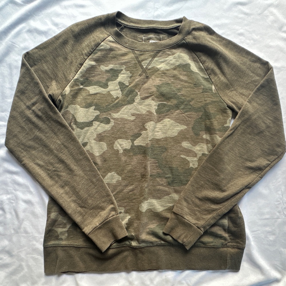 Sonoma Goods For Life Camo Raglan Top
